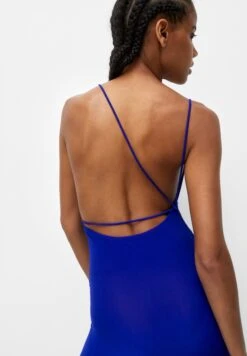 PULL & BEAR Asymmetric Midi - Jurk - Blue/Grey 10 PULL & BEAR Asymmetric Midi - Jurk - Blue/Grey -Only Mode Winkel fdbd13ba0dbf4a98b20438b692b06505