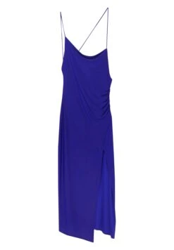 PULL & BEAR Asymmetric Midi - Jurk - Blue/Grey 11 PULL & BEAR Asymmetric Midi - Jurk - Blue/Grey -Only Mode Winkel fdd4f86d7dab4493978f46611ce054df