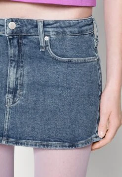 Calvin Klein Jeans Micro Mini Skirt - Minirok - Denim Medium -Only Mode Winkel fe0343198e4b41d59258b2c48541d751