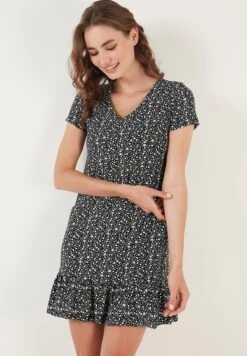 LELA Mini- Jurk - Black -Only Mode Winkel fe3b4580149149b9bb23ead76b4304fe