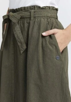 OXMO Lerke - A-Lijn Rok - Dusty Olive -Only Mode Winkel fe64dfe24e86435ba049d3520778d473