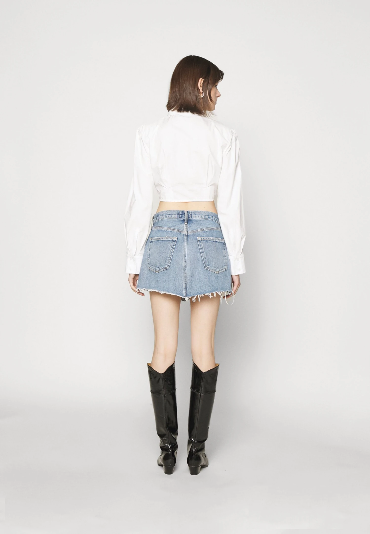 AGOLDE Parker Skirt - Jeansrok - Blue Denim 4 AGOLDE Parker Skirt - Jeansrok - Blue Denim - Afbeelding 4