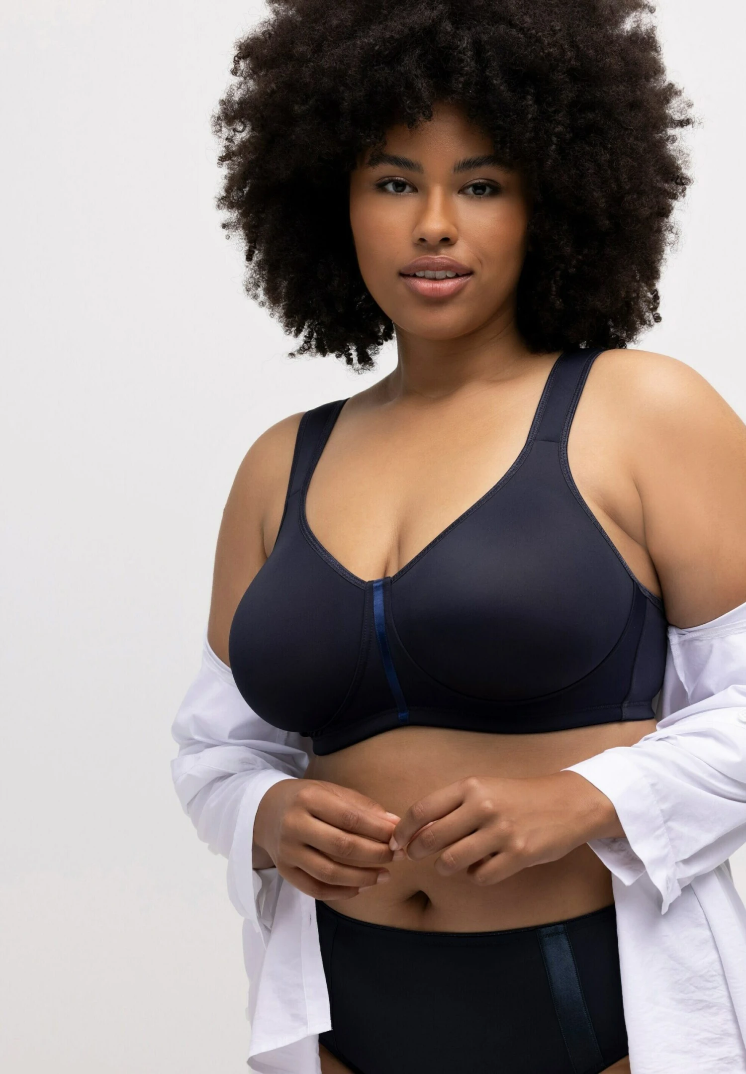 Ulla Popken Bustier - Bleu Nuit 5 Ulla Popken Bustier - Bleu Nuit - Afbeelding 5