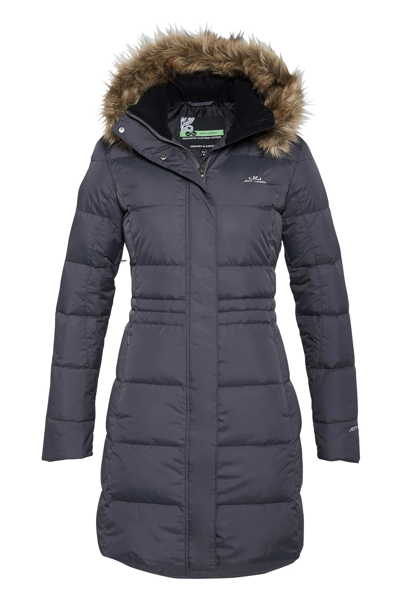 Fely - Donsjas - Dark Grey 12 Fely - Donsjas - Dark Grey - Afbeelding 12