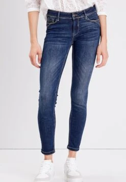 Schmale Push Up - Slim Fit Jeans - Denim Brut